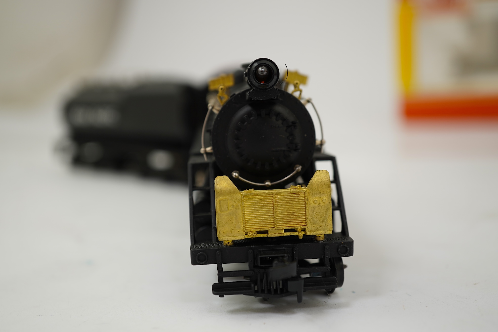 Two boxed HO gauge Union Pacific locomotives; a Proto 2000 Heritage Steam Collection USRA, 4609, 0-6-0 locomotive with bogie tender, together with a Mantua Consolidation, 396, 2-8-0 locomotive with bogie tender, both pow